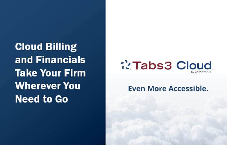 legal billing in the cloud