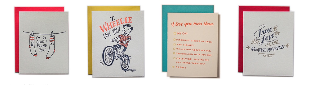 LadyFingers LetterPress Valentines