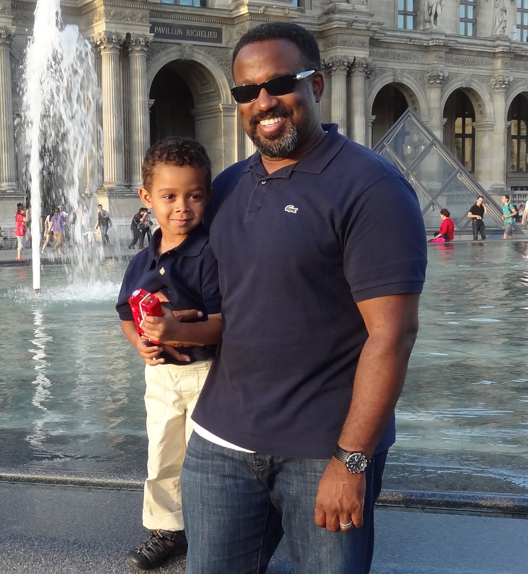 Marc Lindsey and son