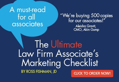 Ultimate Associate's marketing checklist ross fishman