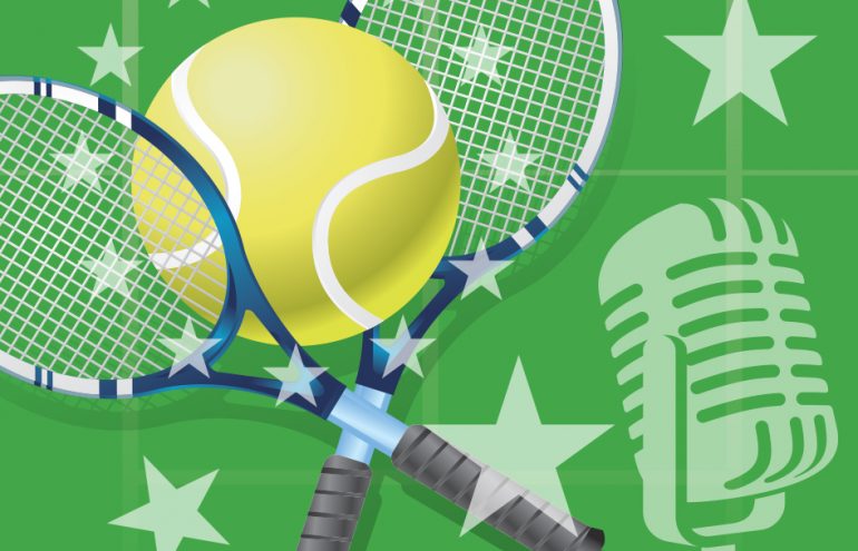 tennis ball and public speaking