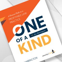 One of a Kind - A Proven Path to a Profitable Law Practice by Jay Harrington