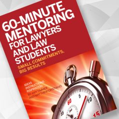 60-Minute Mentoring for Lawyers and Law Students Book Cover