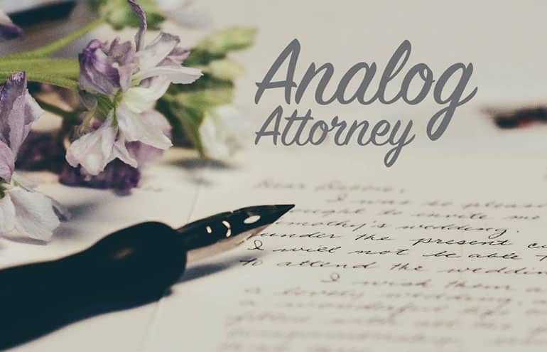 analog attorney improve your handwriting