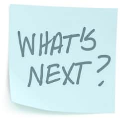 What's Next Mindset Post-It Note