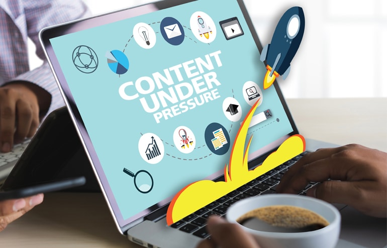 SEO content under pressure