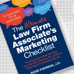 The ultimate law firm associate's marketing checklist