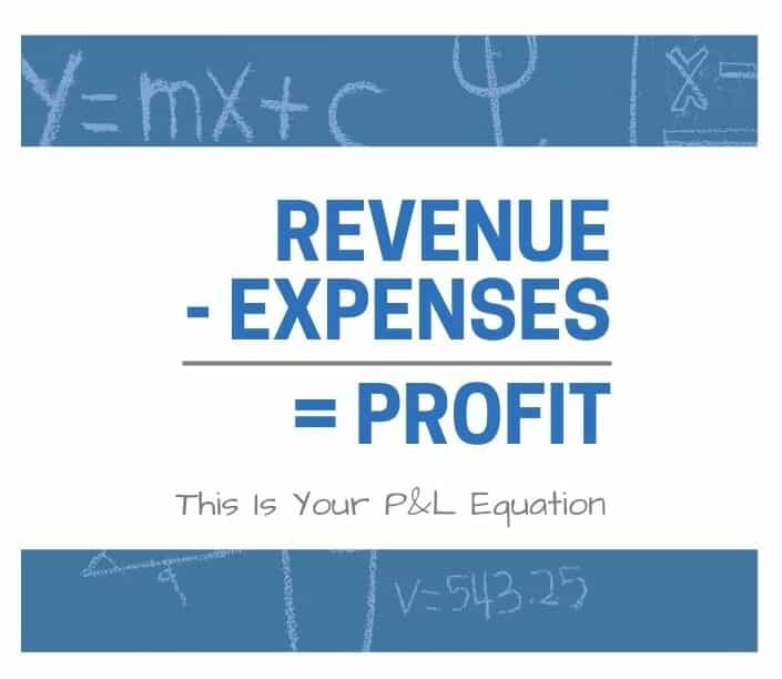 revenue and expenses chart