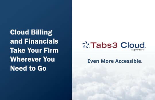 legal billing in the cloud