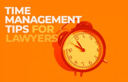 time management tips for lawyers