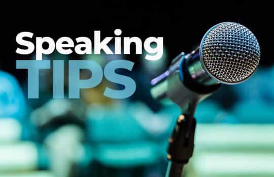 public speaking tips