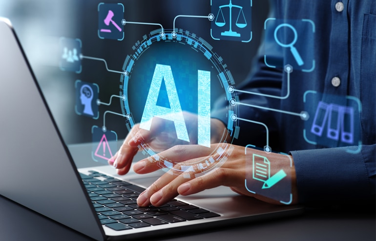 AI images law firm website