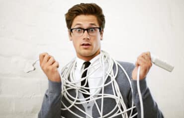 cable management nightmare