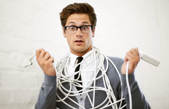cable management nightmare