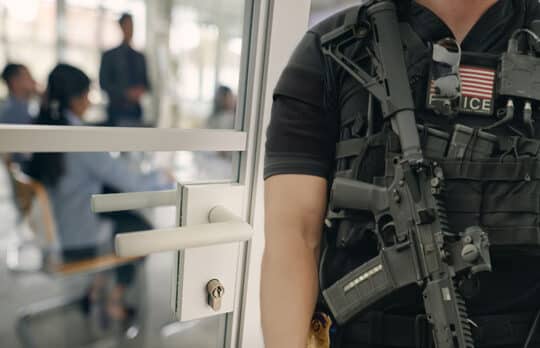 Help! Ice agents are at my law office door asking about clients.