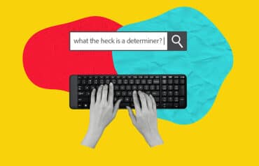 What the heck is a determiner? grammar legal writing keyboard