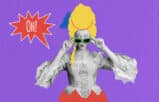 surprised woman supersede or supercede