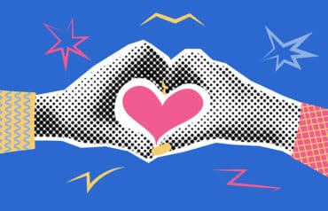 hands forming a heart signifying compassionate professionalism