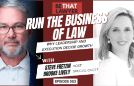 Steve Fretzin and Brooke Lively discussing law firm execution and EOS.