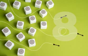 arrows navigating targets when handling complex legal cases