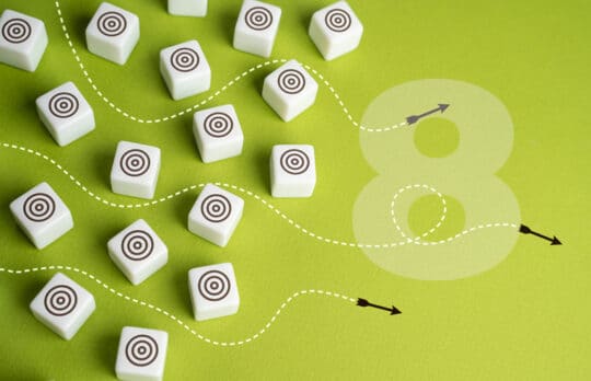 arrows navigating targets when handling complex legal cases