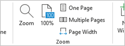 Microsoft Word View Pane