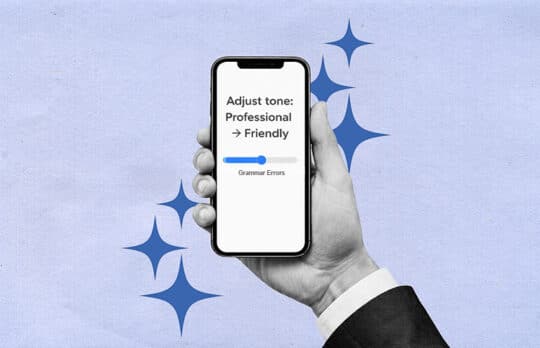 phone screen with grammar app a new way to repel clients and prospects