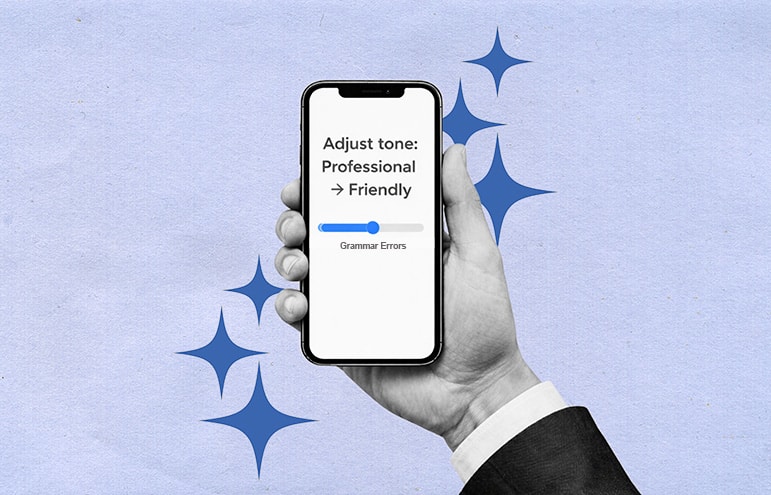 phone screen with grammar app a new way to repel clients and prospects