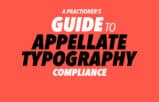 a practitioner's guide to appellate typography compliance