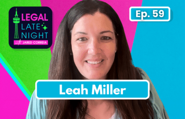 Legal Late Night episode 59 featuring Leah Miller