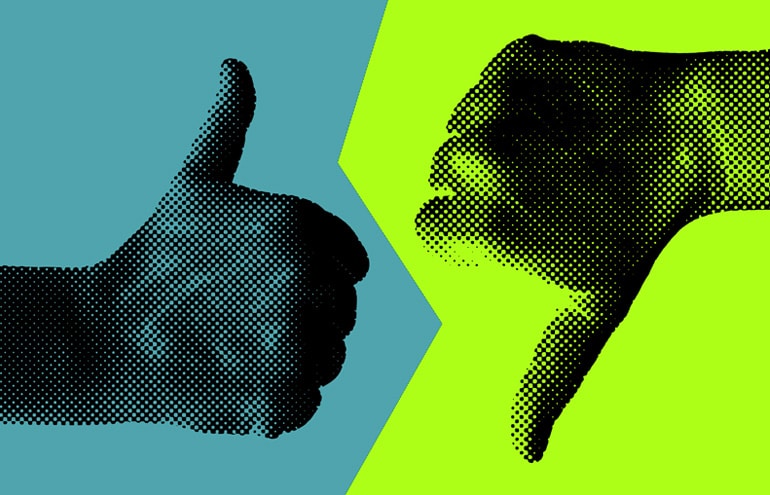 thumbs up or thumbs down, being selective about choosing clients, professional self-care for lawyers