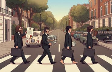 Beatles Abbey Road parody Guide to Law Practice Management