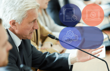 lawyers and clients in deposition, tech-ready depositions in complex cases
