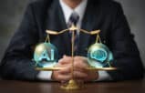 Legal professional using a laptop to set up AI personalizations for lawyers in ChatGPT and Microsoft Copilot