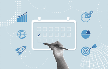calendar and marketing icons weekly business development habits for lawyers
