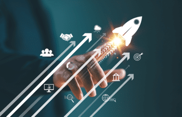 rocket ship supported by different elements of a litigatin team in complex cases